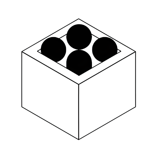Imagen que representa una plataforma centralizada como un caja con personas encerradas dentro